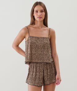 Ensemble en satin plissé;