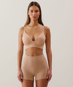 Soutien-gorge brassière push-up en seamless;