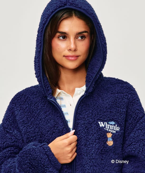 Veste en sherpa Winnie L'Ourson;