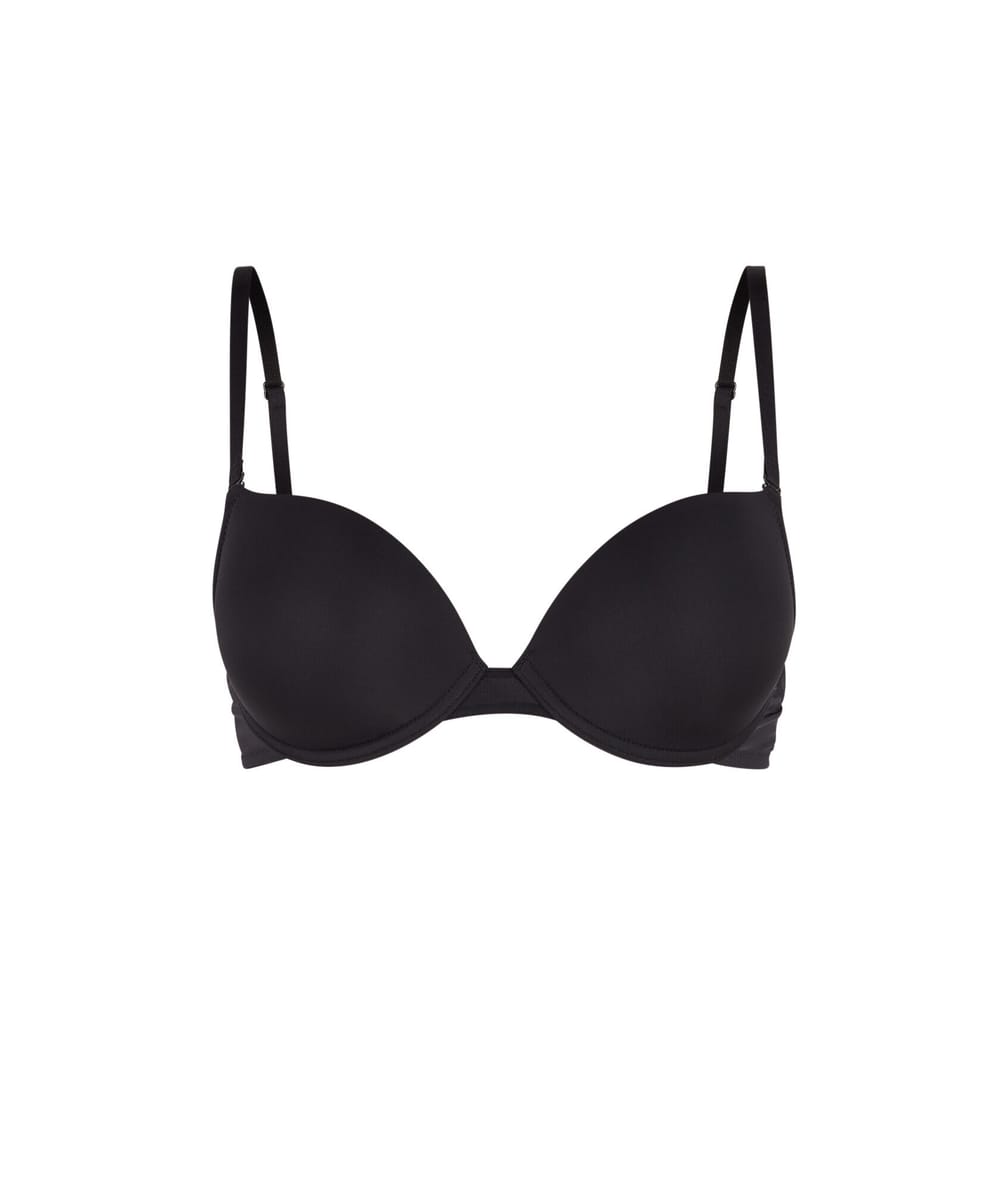 Soutien-gorge push-up en microfibre;