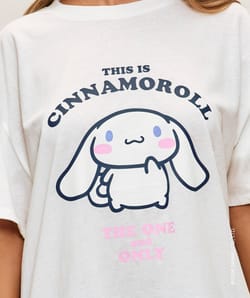 Cinnamoroll jersey t-shirt and shorts set;