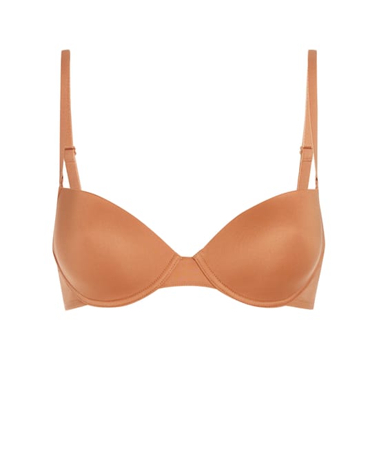 Soutien-gorge ampliforme en microfibre;