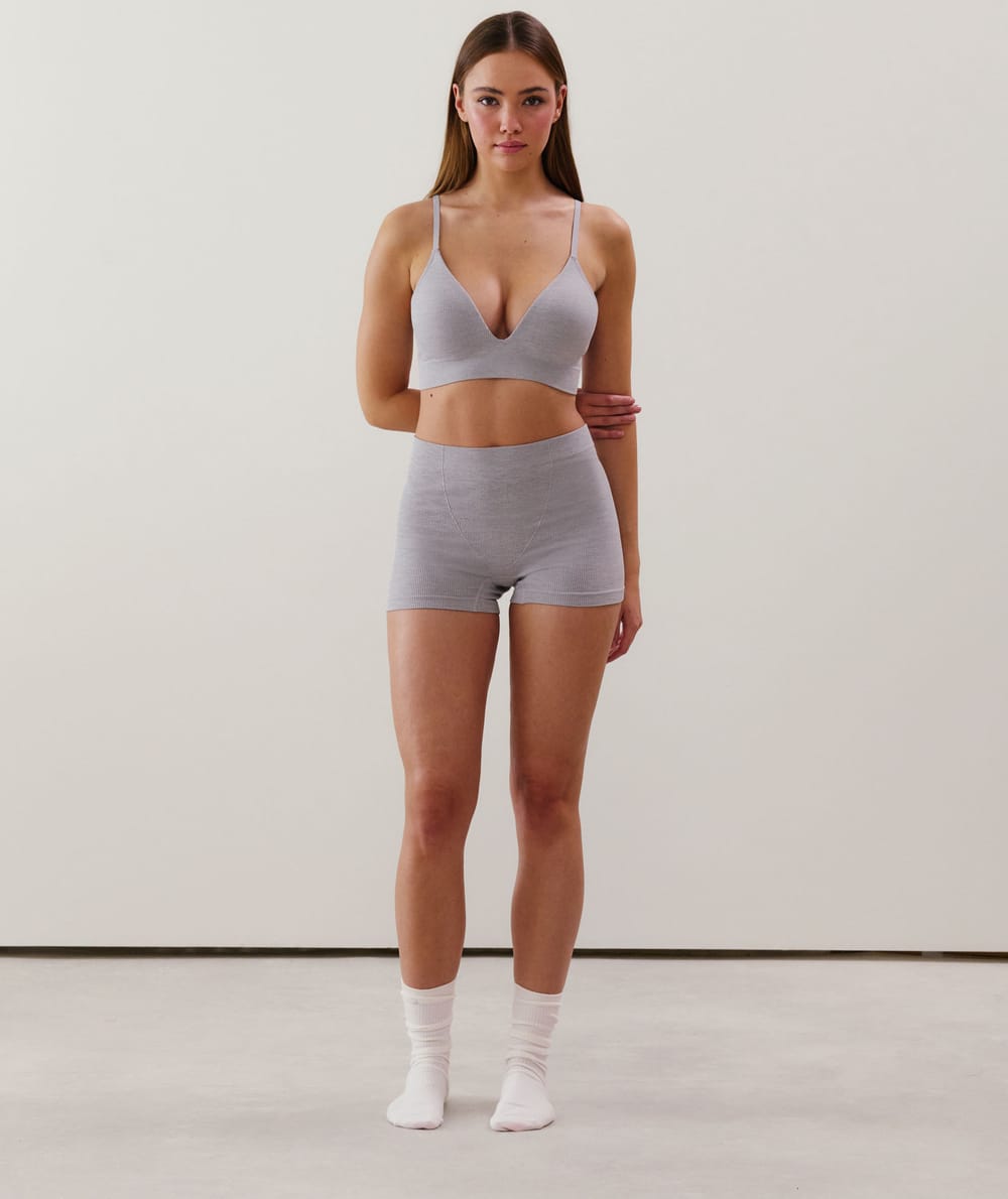 Soutien-gorge brassière push-up en seamless;