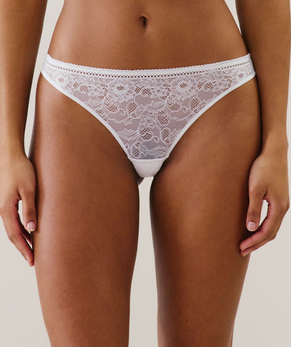 Culotte en dentelle;