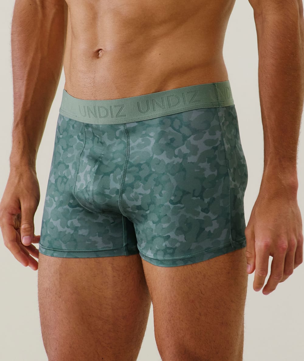 Boxer à motifs en coton;