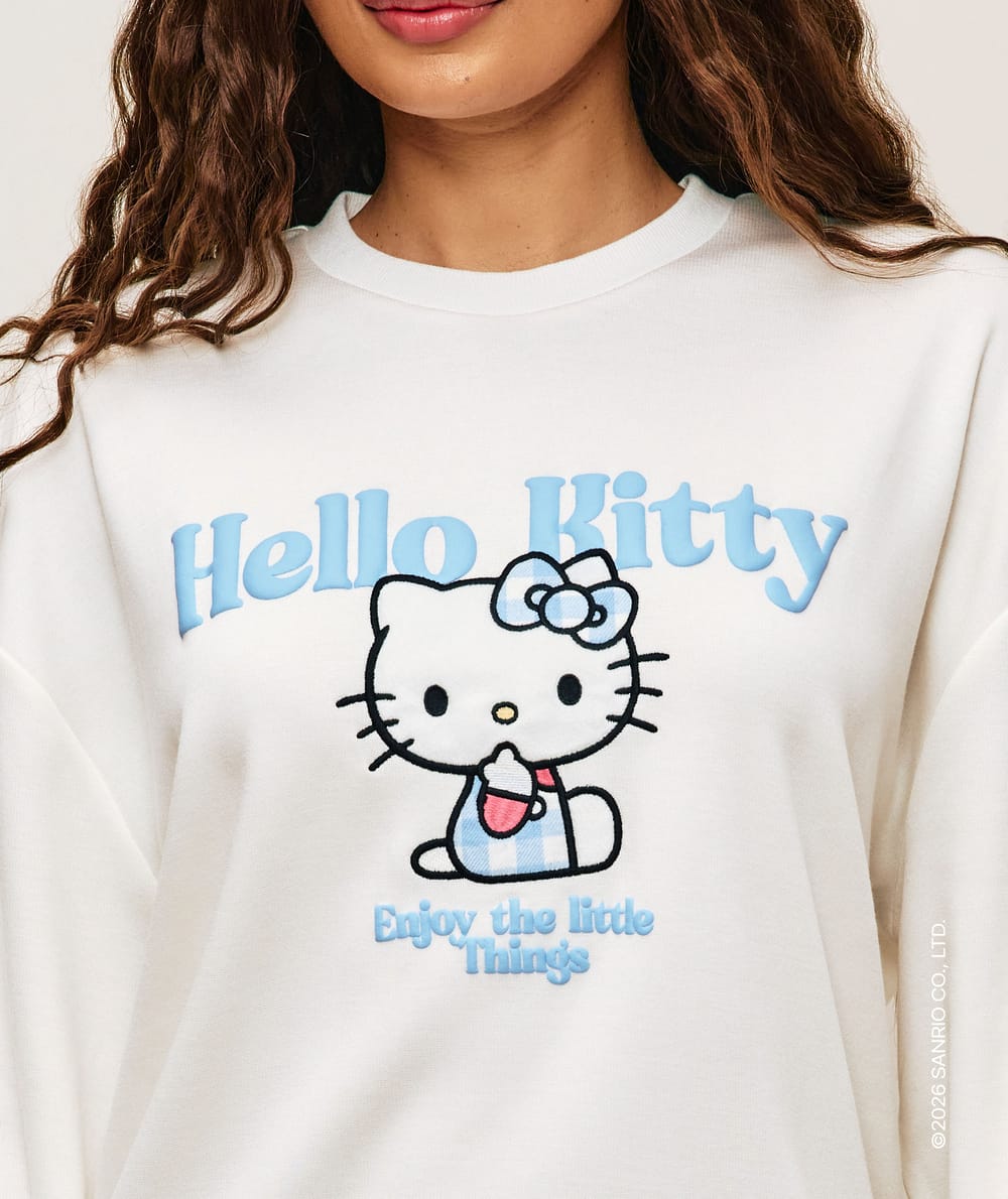 Hello Kitty sweatshirt and pants set;