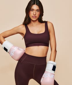 Microfibre sports leggings;