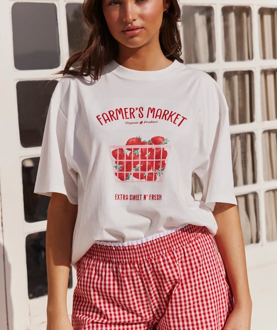 Short en coton vichy ;