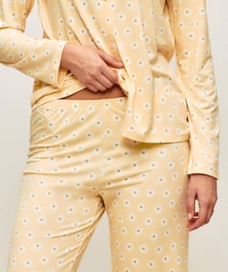 Set chemise &agrave; manches longues et pantalon en jersey ;