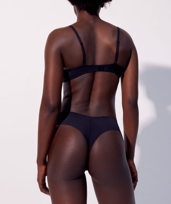 Microfiber balconette bra;