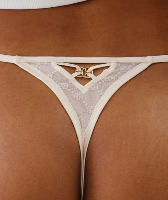 Mesh thong;