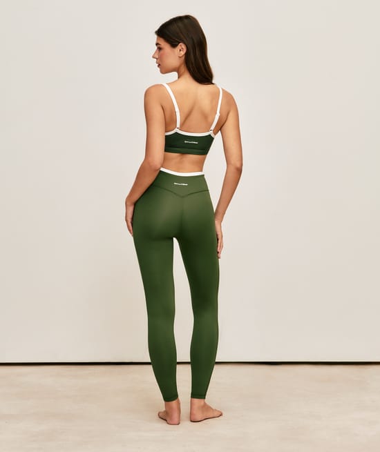 Microfiber leggings;