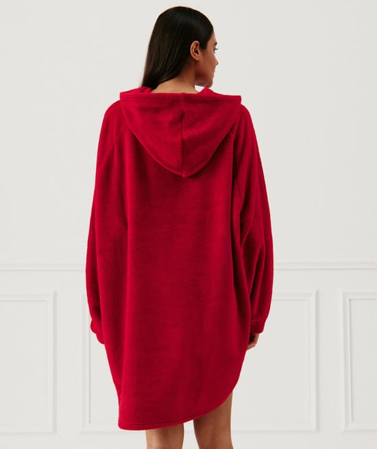 Pull plaid en polaire;