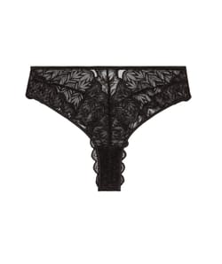 Tanga taille haute en dentelle;