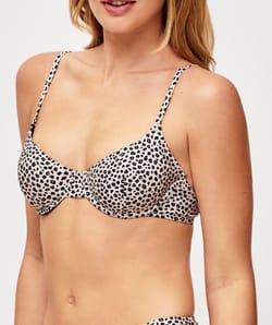 Corbeille - Haut de maillot de bain l&eacute;opard;