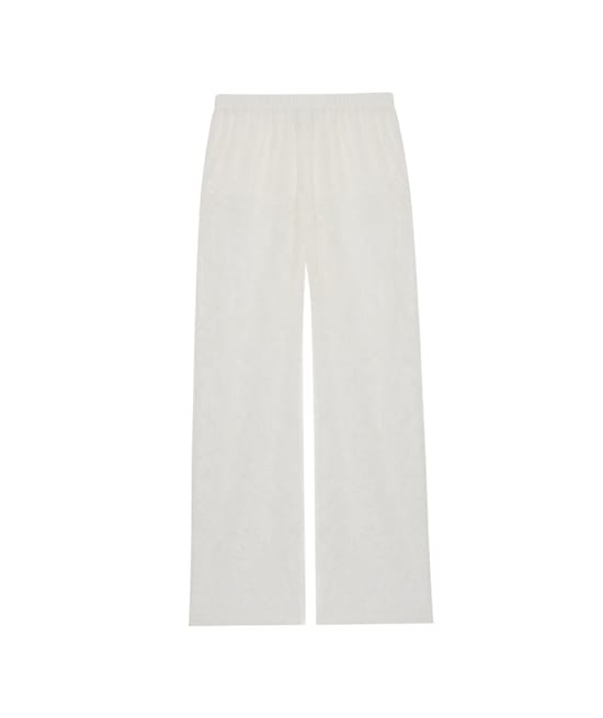 Lace trousers;