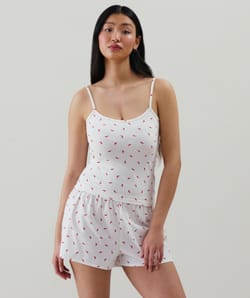 Short con estampado;