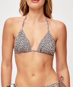 Triangle - Luipaard bikini top;