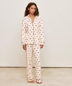 Dachshund printed jersey pants Chlosertoyou;