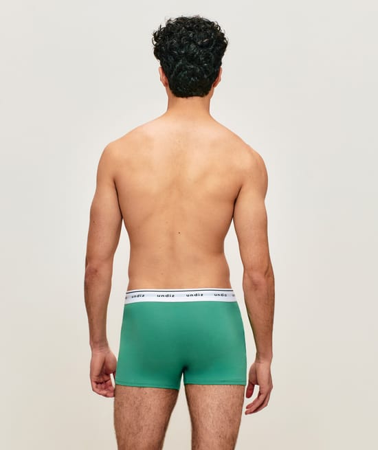 Boxer en coton vert;