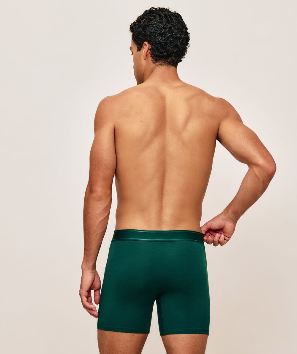 Boxer long en coton;
