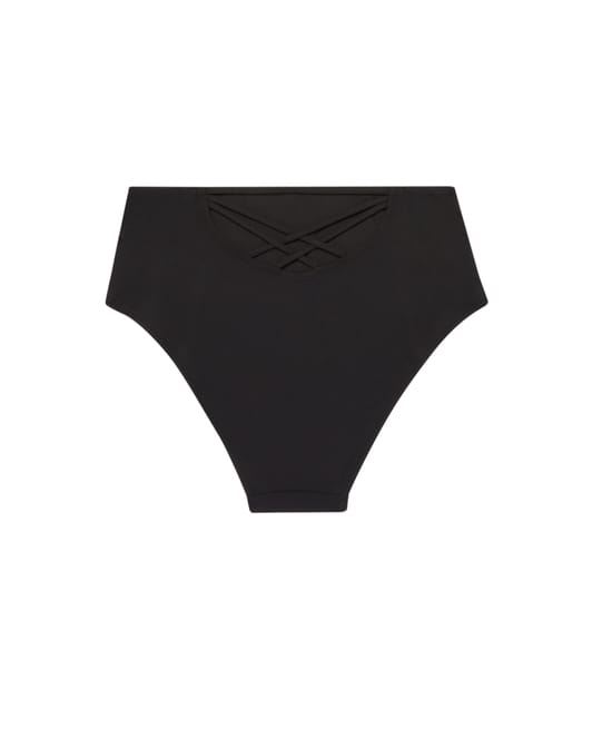 Briefs - high-waisted bikini bottoms;