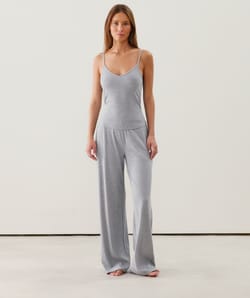 Pantalon lurex côtelé;