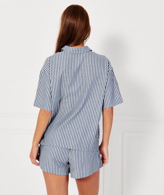 Chemise à rayures;
