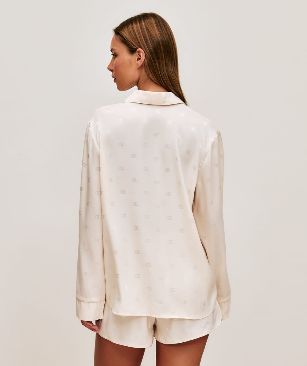 Champion satin shirt;