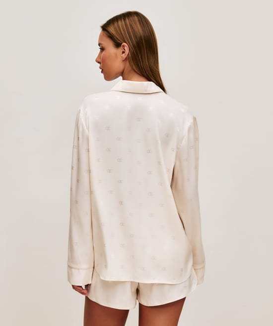 Champion satin shirt;