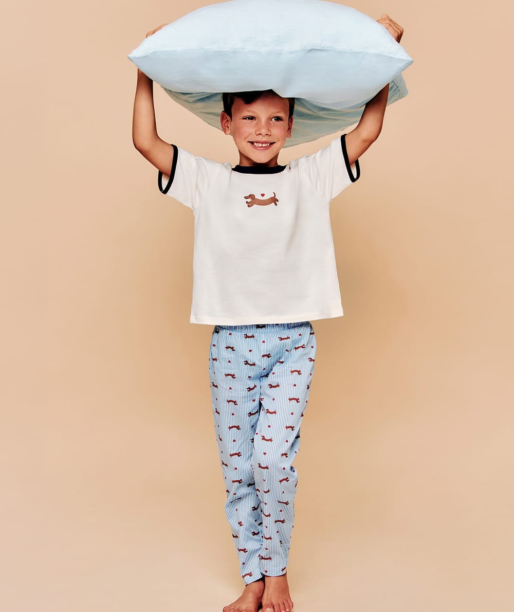 Dachshund print child set;