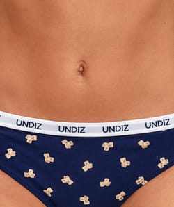 Printed cotton string bears;