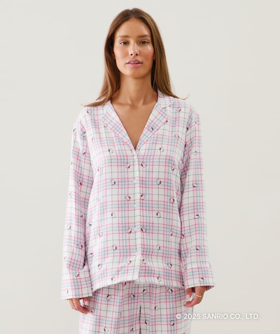 Hello Kitty Flannel Shirt;