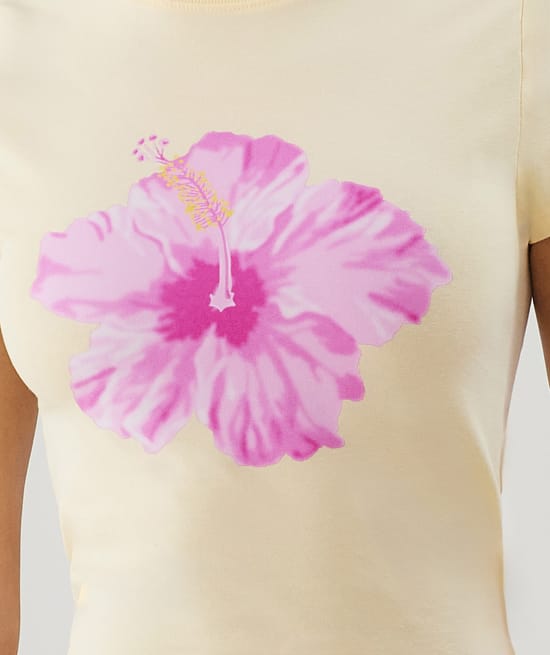 T-shirt met patroonprint in jersey;