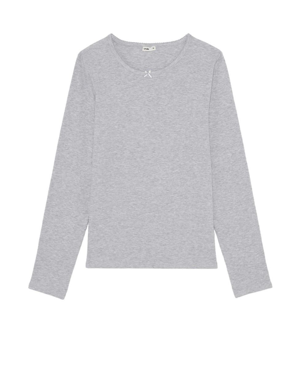Ribbed jersey T-shirt;
