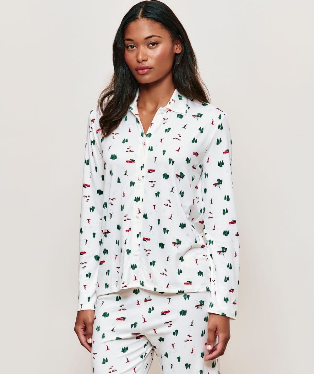 Ensemble de pyjama jersey à motifs;