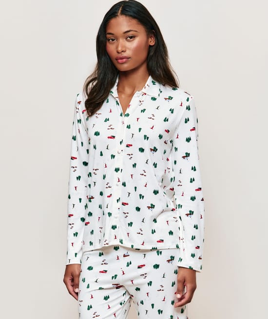 Ensemble de pyjama jersey à motifs;