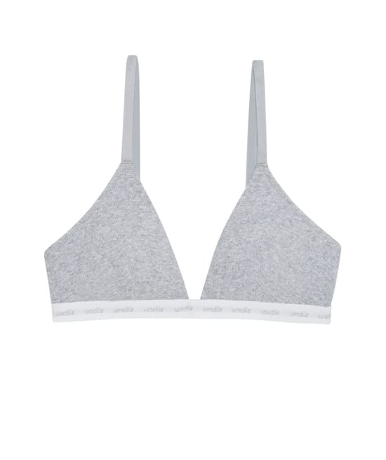 Pack of 2 cotton triangle bra tops;