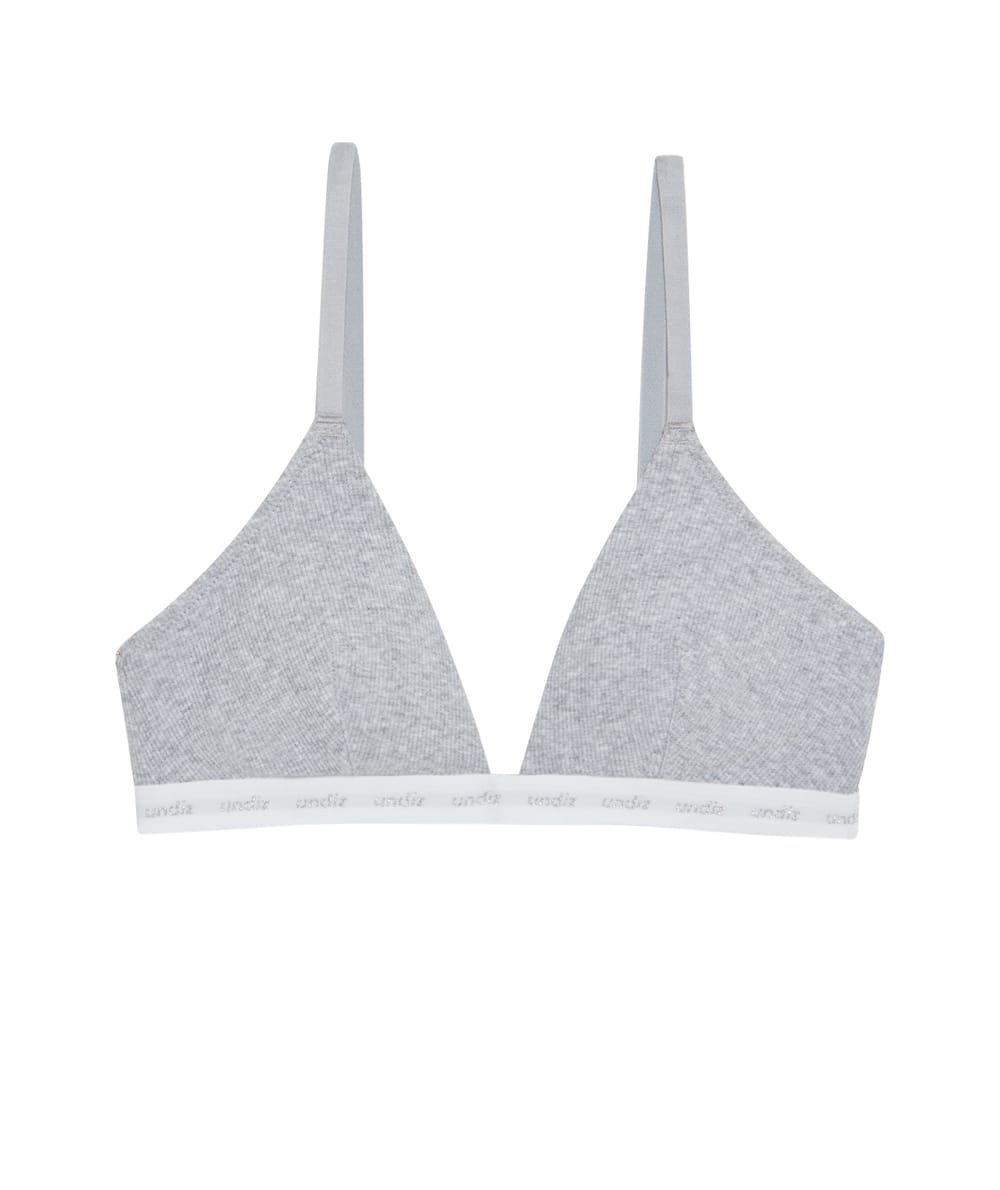 Pack of 2 cotton triangle bra tops;