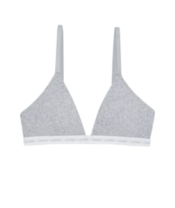 Pack of 2 cotton triangle bra tops;