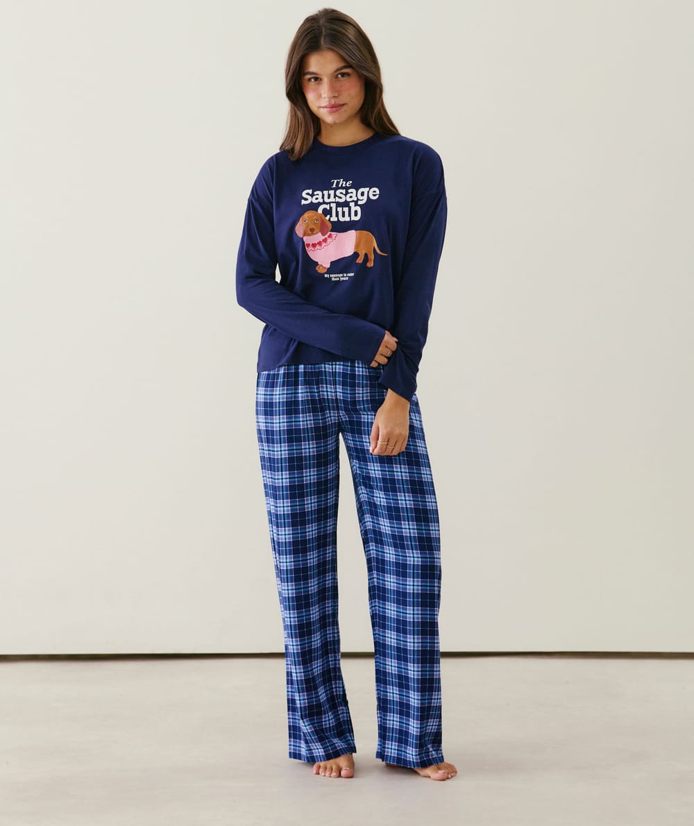 Dachshund themed pajama set;