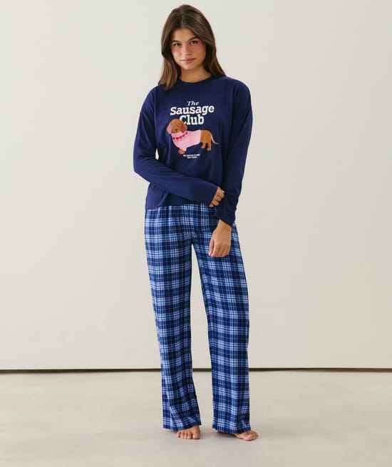 Dachshund themed pajama set;