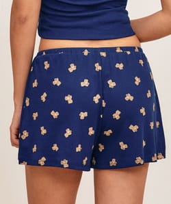 Short en jersey imprim&eacute; oursons;