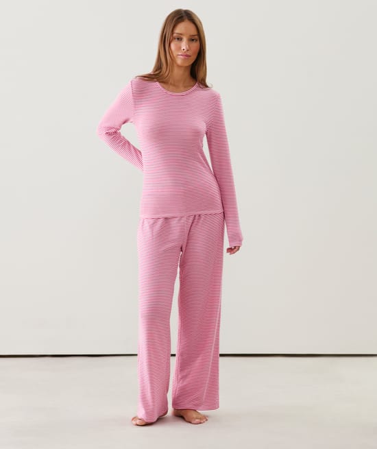 Striped knit Thermocosy trousers;