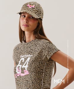 Casquette léopard La Panthère Rose;