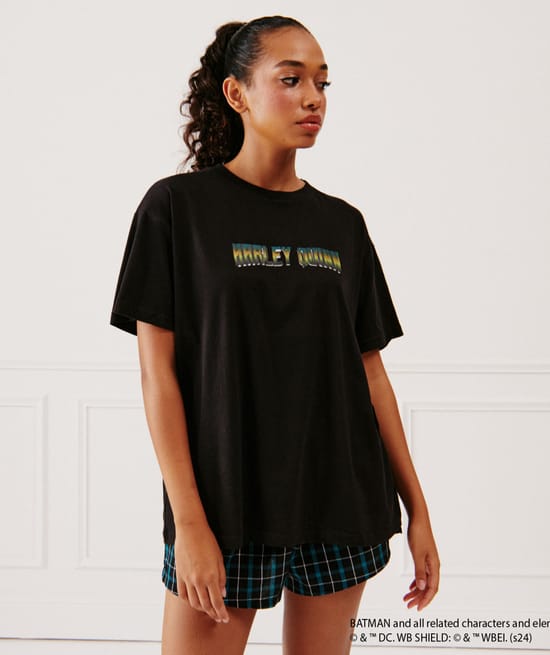 Top en jersey Harley Quinn;