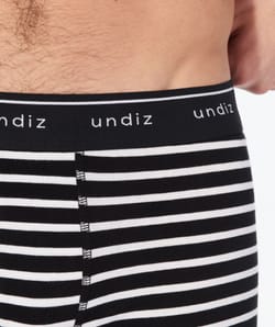 Katoenen boxershort met strepen ;
