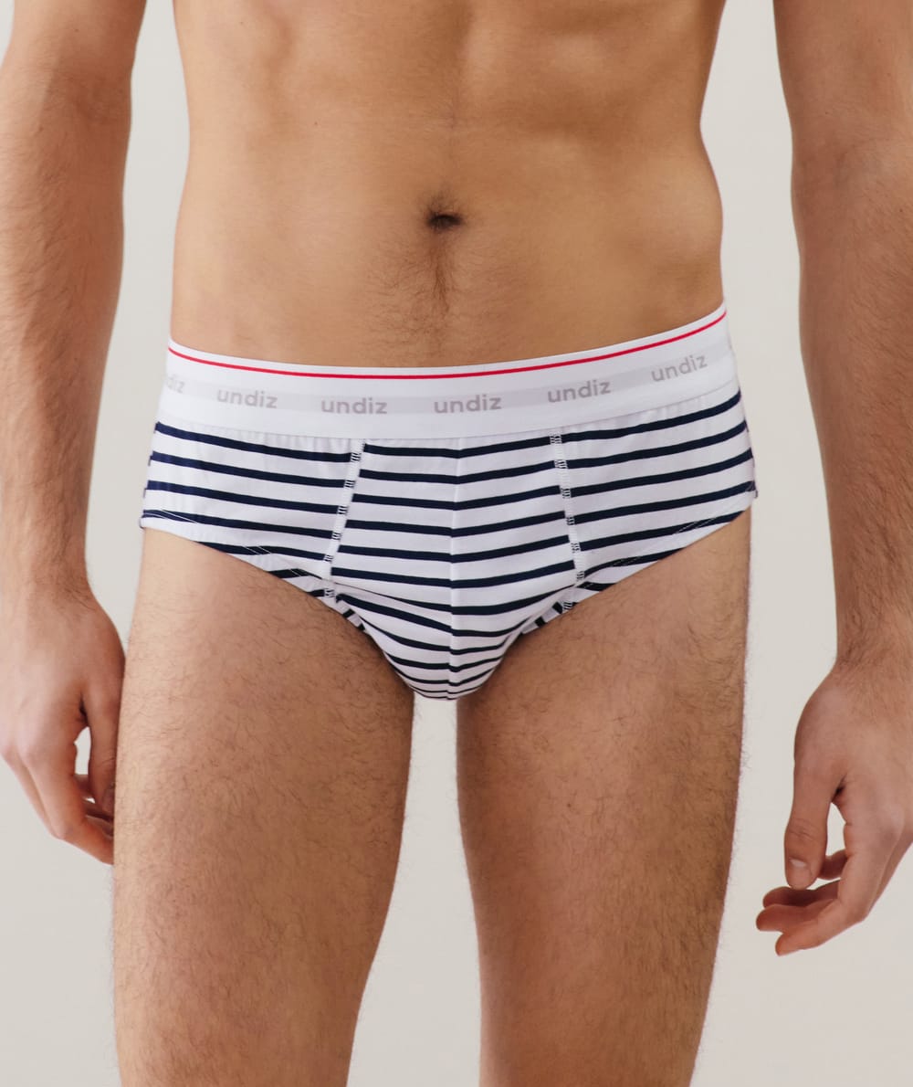 Calzoncillo slip de algodón;