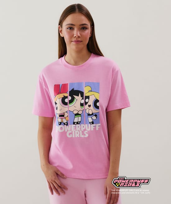 Top Super Nana en jersey rose;