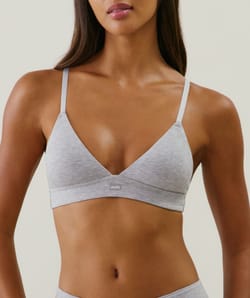 Soutien-gorge triangle coton biologique;